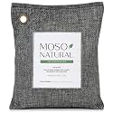 MOSO NATURAL Air Purifying Bag 200g Charcoal | Premium Bamboo Charcoal Odor Absorber for Home & Car | Closet Odor Eliminator, Small Room Deodorizer & Car Air Freshener | Lasts up to 2 years!