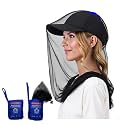 Mosquito Head Net,2 Pack Ultra Fine Ice Silk Cooling Large Long Mesh