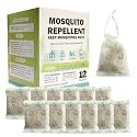 Mosquito Repellent Outdoor Patio - Mosquito Repellent Outdoor Powerful Indoor & Outdoor Protection - Mosquito Deterrent for Yard Camping 12 Pack, Green