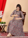Most Women Printed Flared Kurta