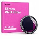 MOSTOS® - 55mm Variable ND Filter ND2 to ND400 (1–9 Stop) Adjustable Neutral Density Filter for Canon EOS R7 RF-S 18-150mm F3.5-6.3 is STM (Make Sure Mark Φ55 is Written ON Your Lens)
