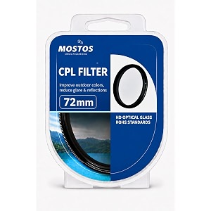 MOSTOS - 72mm CPL Filter for Sony