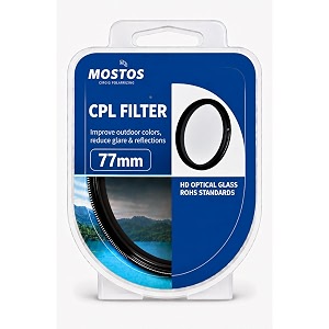 mostos - 77mm cpl filter for canon eos 6d mark ii 5d mark iv with ef 24-105mm or 24-70mm f4l kit lens make sure mark 77 is written on your lens