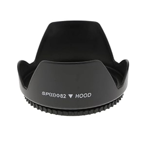 mostos - 82mm camera lens hoods for lenses with 82mm front filter thread for nikon af-s nikkor 24-70mm f28e ed vr lens for sony fe 24-70mm f28 gm lens and more