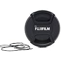 77 mm Lens Cap for Fujifilm Camera Lenses, Compatible with GF 110mm, GF 32-64mm, XF 16-55mm, XF 100-400mm Lenses, Black, Lens Cap
