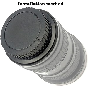 mostos - rear lens cap cover compatible with all canon eos ef ef-s camera lenseos rebel t7 t6 t5 90d 80d 77d 70d 60d 5ds 1dx 5d 7d  6d mark ii iii 200d rebel sl3 sl2 t8i t7i