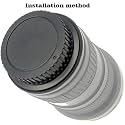 MOSTOS® - Rear Lens Cap Cover Compatible with All Canon EOS EF EF-S Camera Lens,EOS Rebel T7 T6 T5 90D 80D 77D 70D 60D 5Ds 1DX 5D 7D / 6D Mark II III 200D Rebel SL3 SL2 T8i T7i