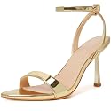 Mostrin Heels for Women Strappy Pointed Open