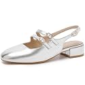 Mostrin Mary Jane Shoes Women Slingback Chunky