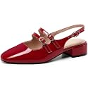 Mostrin Mary Jane Shoes Women Slingback Chunky