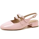 Mostrin Mary Jane Shoes Women Slingback Chunky