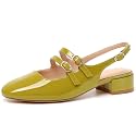 Mostrin Mary Jane Shoes Women Slingback Chunky