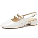 Mostrin Mary Jane Shoes Women Slingback Chunky