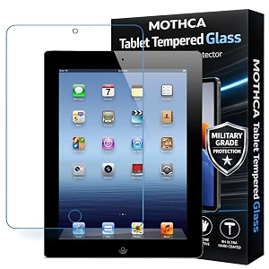 mothca tempered glass for apple ipad 1234 1-pack