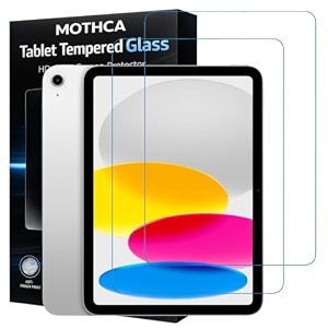 mothca tempered glass for apple ipad 11th gen a16 11 inch  2-pack