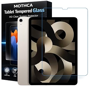 mothca tempered glass for apple ipad air 54 109 inch 1-pack