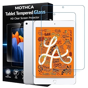 mothca tempered glass for ipad mini 5 2019  mini 4 79 inch  2-pack