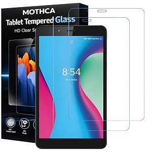 mothca tempered glass for lava tab t81n  2-pack