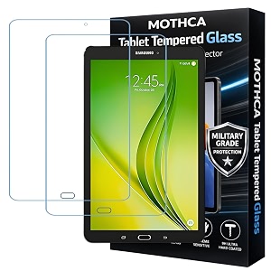 mothca tempered glass for samsung galaxy tab e 96 inch  2-pack