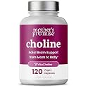 Mother's Promise Prenatal Choline 550mg with VitaCholine®, 120 Vegan Capsules