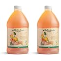 Mother Earth, Organic Apple Cider Vinegar with The Mother, Half Gallon, Fresh Pressed Organic Apples, OACV, ACV, Raw, Unpasteurized, Unfiltered (1/64oz Bottle) (Pack of 2)