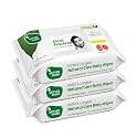 Mother Sparsh Natural Care Baby Wipes I 100% Plant Made Fabric From Forest Land, Gentle + Cleanse (with Grapefruit) Wet Wipes For Baby I Cotton Cloth Like Bigger Sheets | 60 Pcs