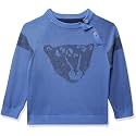 Mothercare Boy's Cotton Round Neck Sweater (ZC124_Blue_2-3y)