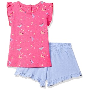 Mothercare baby-girls shorts t-shirt sets