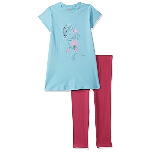 mothercare baby-girls vg632 pants set multicolour 12 months-18 months
