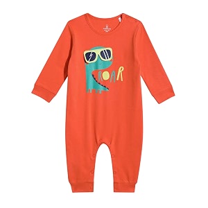 Mothercare Baby Romper Sleepsuit Autumn Print Full