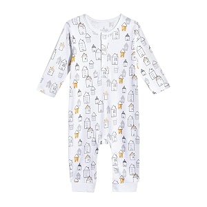 Mothercare Baby Romper Sleepsuit Autumn Print Full