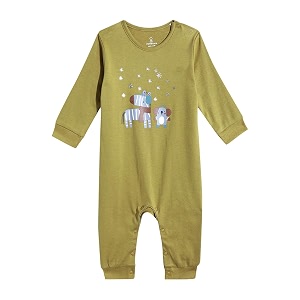 Mothercare Baby Romper Sleepsuit Autumn Print Full