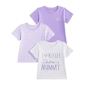 Mothercare Baby T-Shirt 3-Pack Unisex Short Sleeve