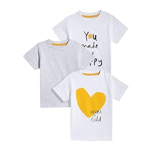Mothercare Baby T-Shirt 3-Pack Unisex Short Sleeve