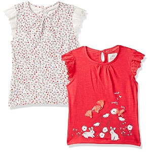 Mothercare Girls Floral Regular Fit Baby T-Shirts