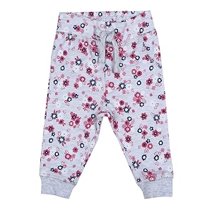 Mothercare Girls 2 Pocket Floral Printed Joggers