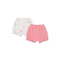 Mothercare Girls Slub Floral Print Shorts -