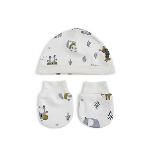 mothercare mittens unisex knit soft comfortable warm grey white pack of 2