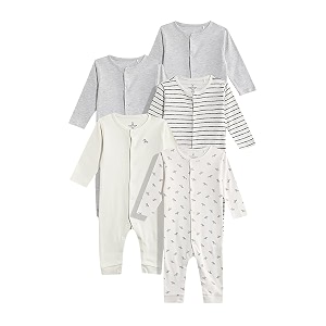 Mothercare Sleepsuit Sleeveless Cotton Apple Print Pack