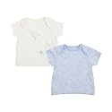 Mothercare Unisex Envelope Neck Printed and Stripe