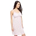 Motherhood Maternity womens Lace Trim Clip Down Nursing Nightgown &amp; Lounge Dress for Breastfeeding