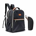Motherly Laptop Diaper Bag for Mothers for Travel, Maternity Bag for Newborn Baby, Mothers Travelling Bag, Multi Pocket Water Resistant Baby Bag, Hospital Bag for moms with Warranty and Offers (Black)