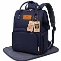 Motherly Patented Baby Diaper Bag Backpack for Moms (Everyday, Navy Blue)