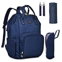 Motherly Solid Color Diaper Bag for Mothers for Travel, Maternity Bag for Newborn Baby, Mothers Travelling Bag, Multi pocket Water Resistant baby bag, Hospital Bag with Offers (Navy Blue)