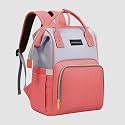 Motherly Stylish Babies Diaper Bags for Mothers 6 Month Warranty Gray &amp; Orange