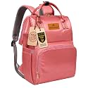 Motherly Patented Diaper Bag for Moms (Everyday Series, coral)