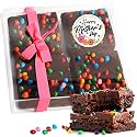 Mothers Day Gift Basket Chocolate Brownies Food Gift For Mom Women Package | Nut Free | Kosher