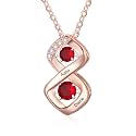 Mothers Day Gifts for Mom Birthstone Name Necklace Mother's Day Gifts for Women Personalized Necklaces Customized Twisted 2-7 Mothers Necklace with Birthstones