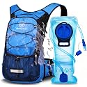 Mothybot Insulated Hydration Backpack Pack with 2L BPA Free Waterproof Bladder Hiking Backpack with Storage for Kids, Men/Women- Keep Liquid Cool up to 5 Hours - for Running,Cycling,Camping,Outdoors