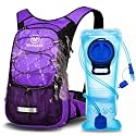 Mothybot Insulated Hydration Backpack Pack with 2L BPA Free Waterproof Bladder Hiking Backpack with Storage for Kids, Men/Women- Keep Liquid Cool up to 5 Hours - for Running,Cycling,Camping,Outdoors